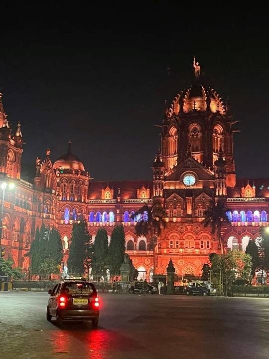 CST at Night, Mumbai